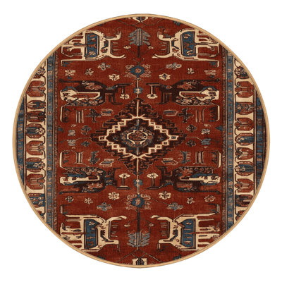 Machine Washable Persian Brown Area Rug