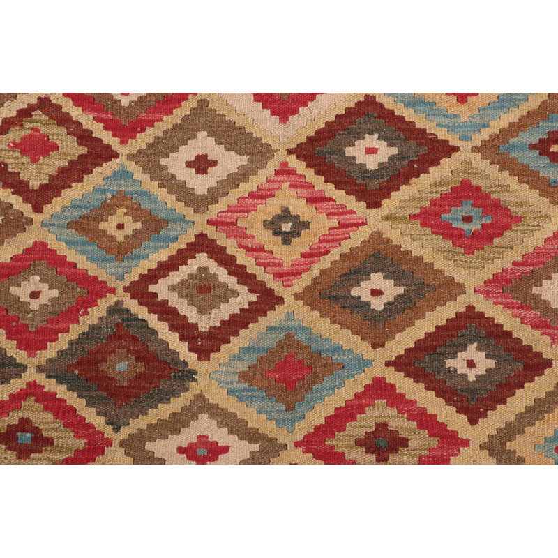 Geometric Hand Woven 127cm X 193cm Area Rug