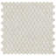 Carreau de mosaïque en porcelaine blanche 11-1 / 2 "x 11-5 / 8" Colmena Hex Matte-113354825