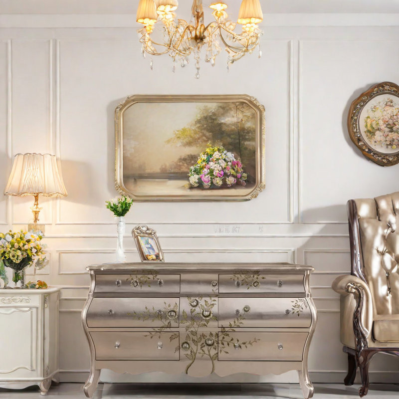 Armoire de véranda décorée classique