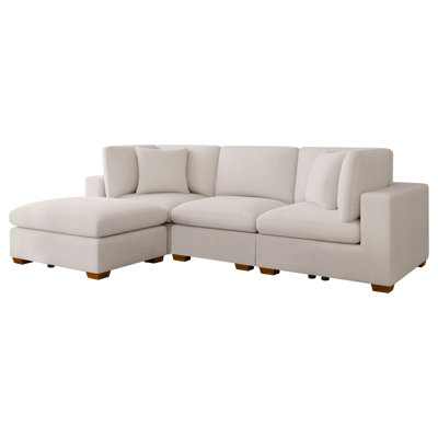 Canapé modulaire ivoire