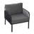 Outdoor Patio Club Chair, Modern Patio Furniture, Waterproof Thick Cushion Deep Seating for Porch, Balcony-1975541872