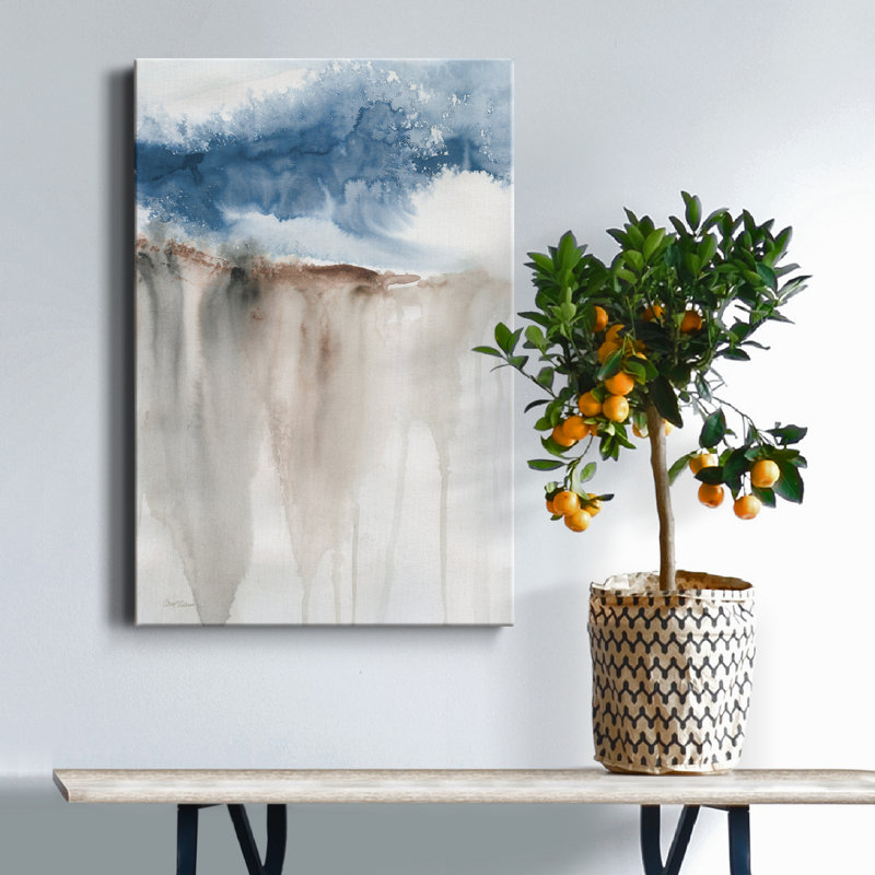 Windy Cliff II - reproduction d'art, H 60 po x l 40 po x P 1 po, Toile tendue, Pas de tapis