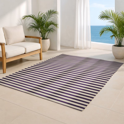Tapis intérieur / extérieur beige HorizontalStripes