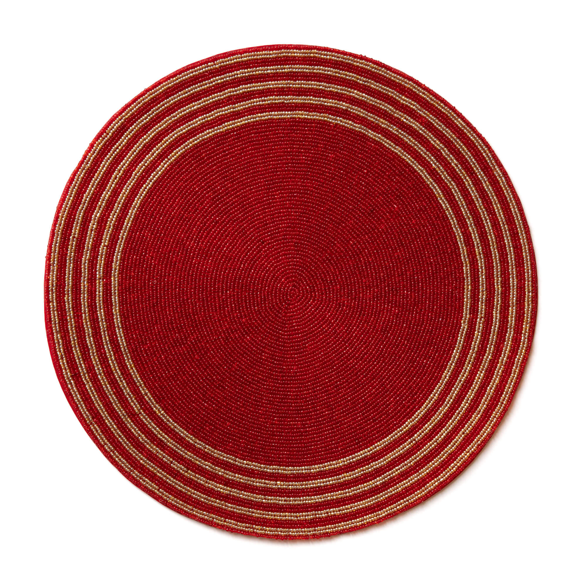 Von Gern Home Sparkle 15" Placemat | Perigold (Red)
