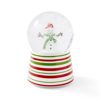 Boule à neige avec bonhomme de neige