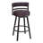Deherrera Modern Swivel Counter or Bar Stool with Open Low Back and Footrest in Metal and Faux Leather-2007104305-1994148970-1996271113
