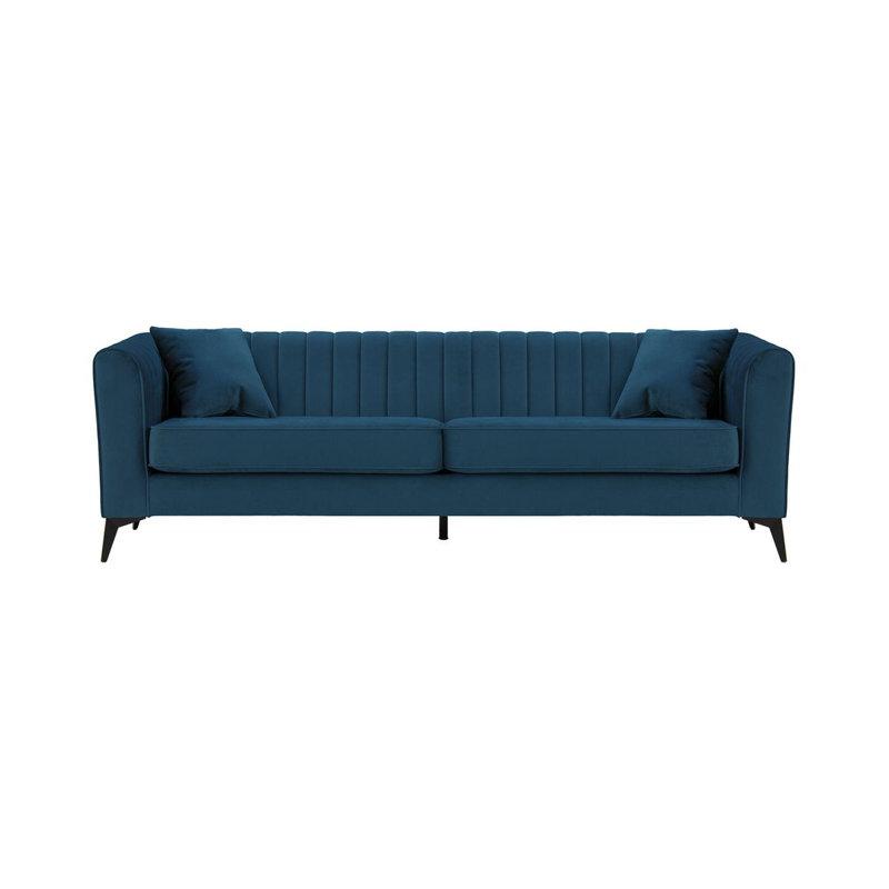 Margo 4 Seater Sofa, Blue, 4