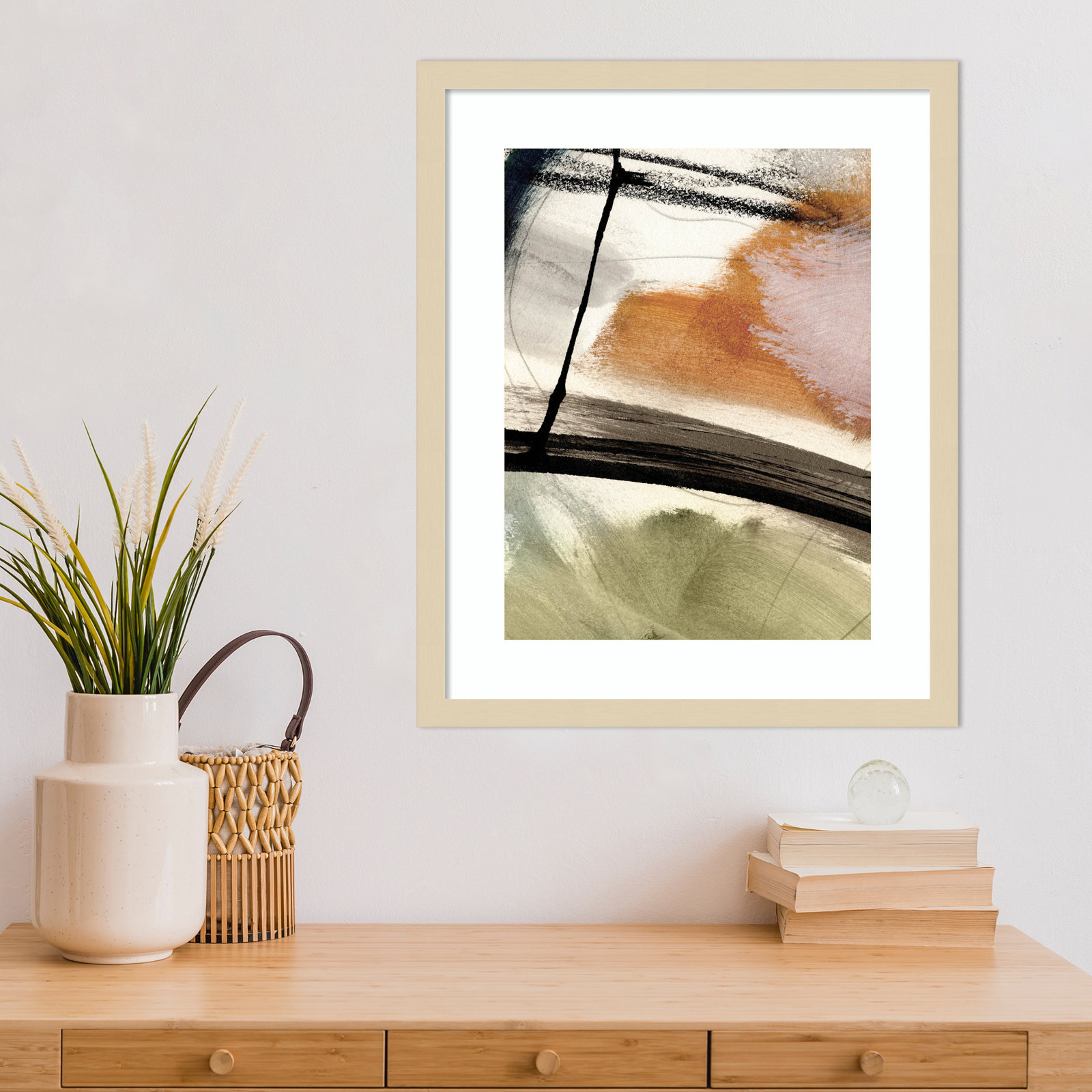Light No 2 by Dan Hobday Wood Framed Wall Art Print, Brown, 21" H x 17" W