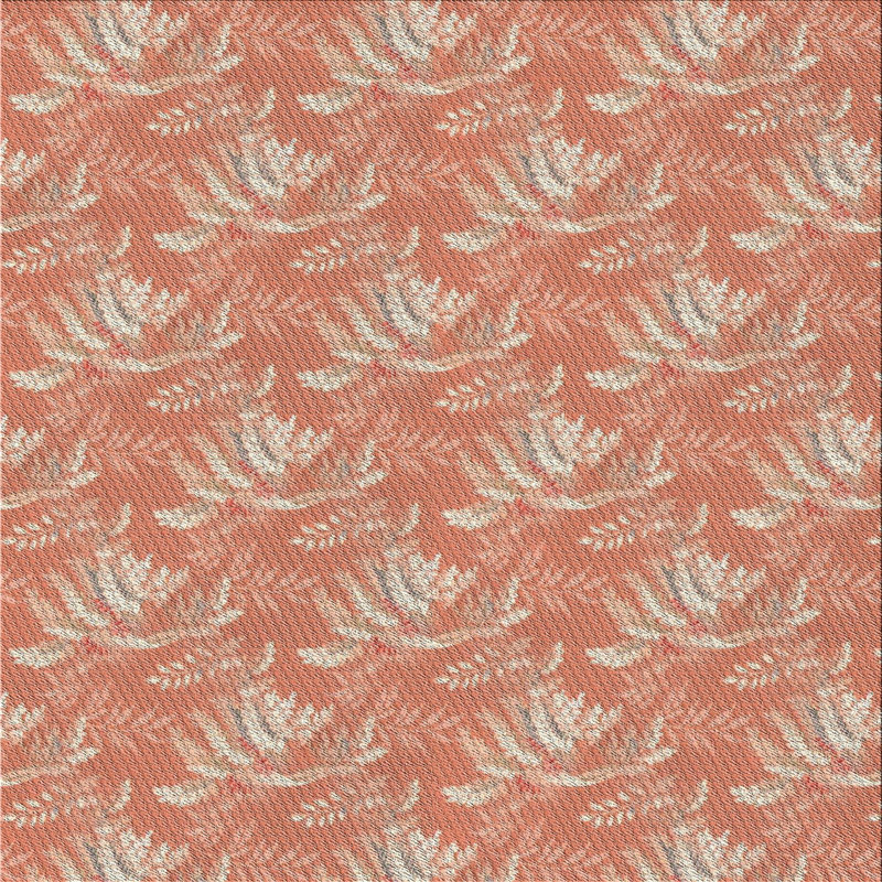 Tapis rose clair / ivoire Power Loom, Carré 5 pi