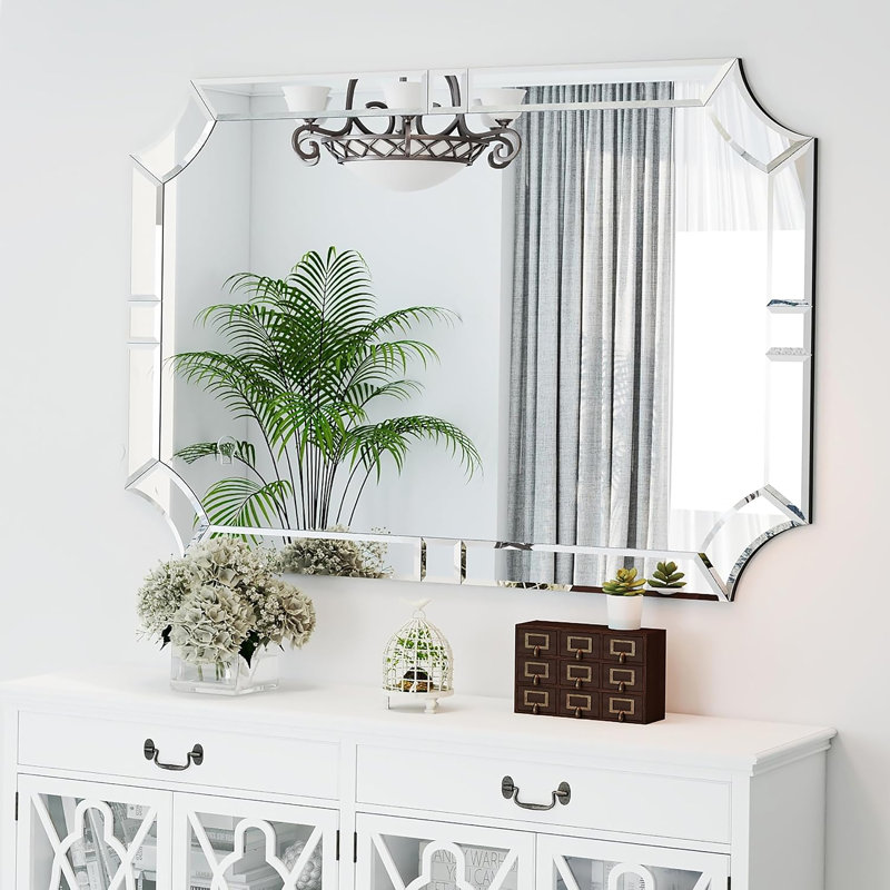 Miroir d'appoint biseauté biseauté