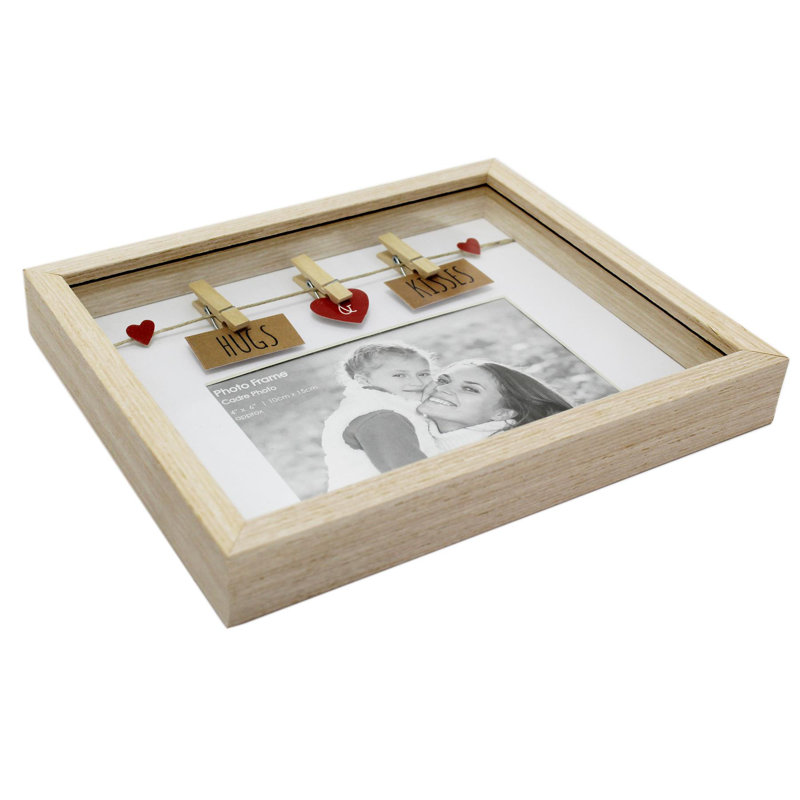 Brunkil Brown Wood Picture Frame with Mat
