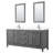 Daria 80'' Double Bathroom Vanity with Marble Top-97901671-97901672-97901673