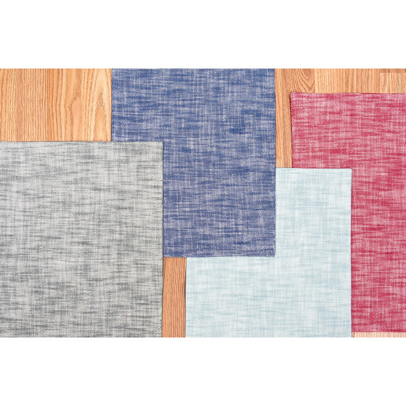 Napperon en coton 19 "Shellman, Rouge