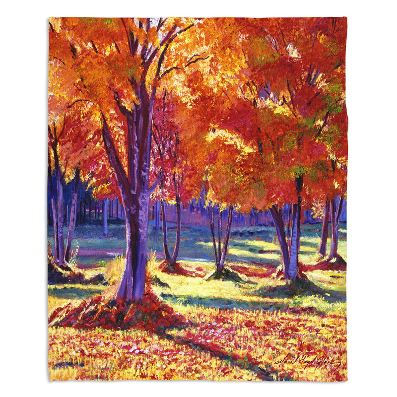 Hand Woven Throw Blanket, 68" x 80"