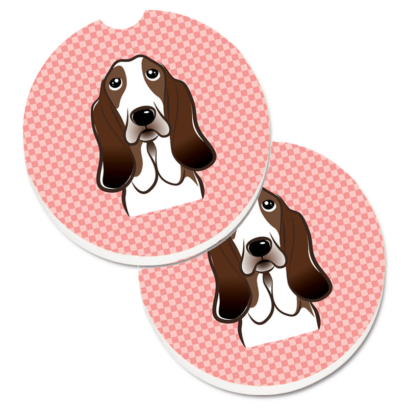 Sous-verre Retriever, Rose, Basset hound