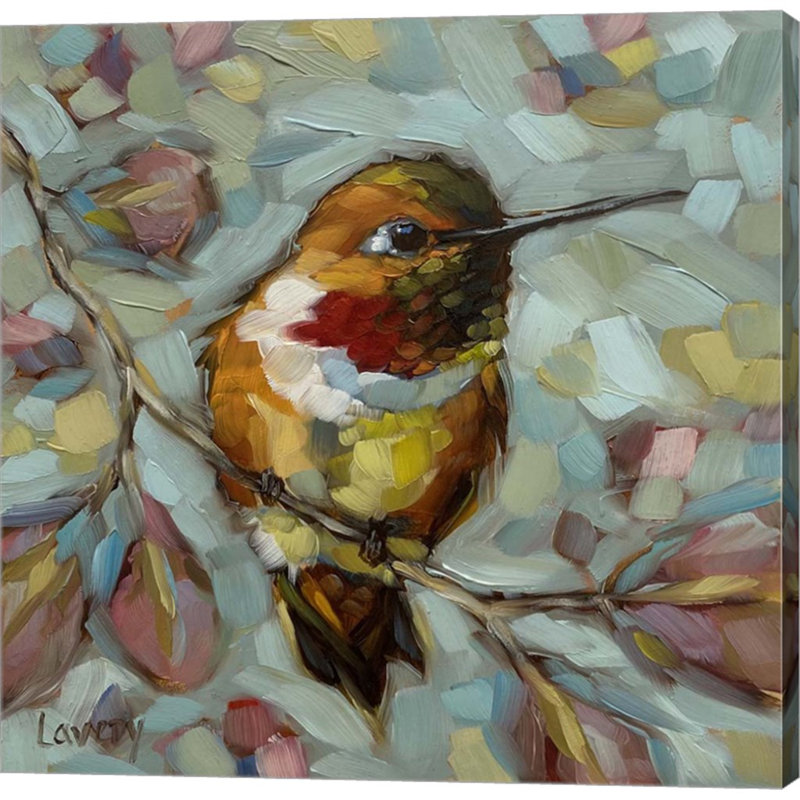 «Mignon comme un bouton» par Andrea Lavery - peinture sur toile tendue