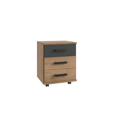 Sacramento 46 cm W 3 -Drawer Filing Cabinet
