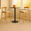 Tabourets de comptoir en bois massif de style moderne Mid-Century 24 po, tabourets de comptoir rembourrés avec pieds en bois pour îlot de cuisine Bar (coussin Gtey clair)-918847964