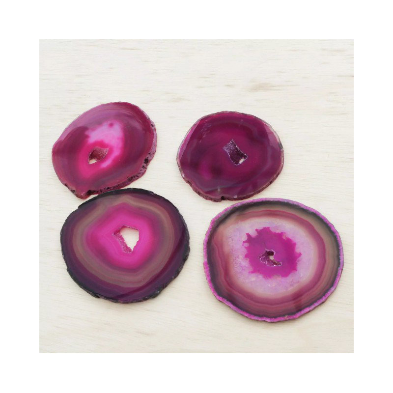 Sous-verre rose