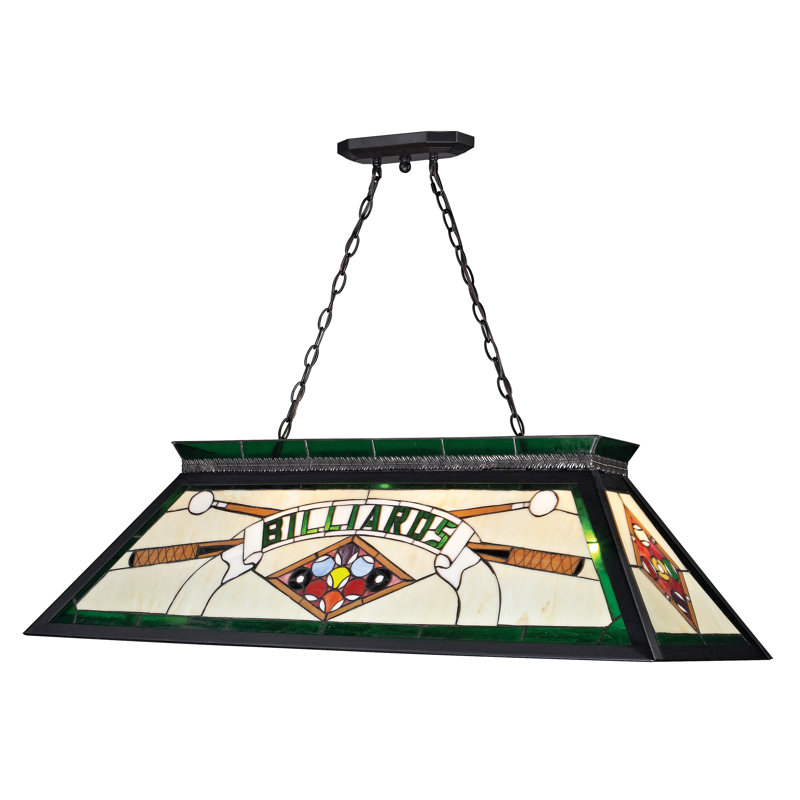 Luminaire suspendu Godines, Vert