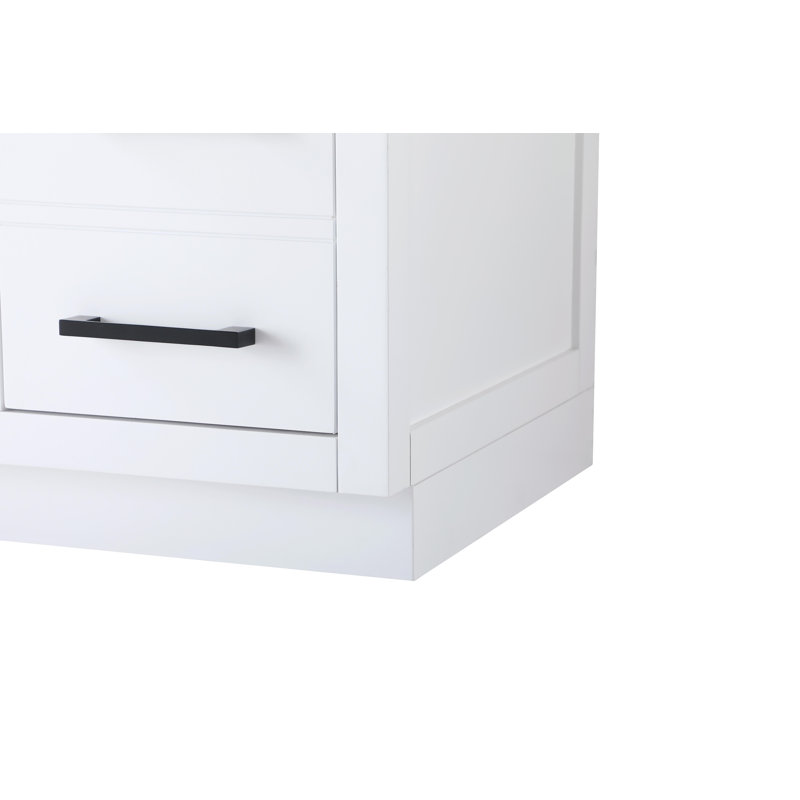 Meuble-lavabo simple 54 po Ahner, Blanc