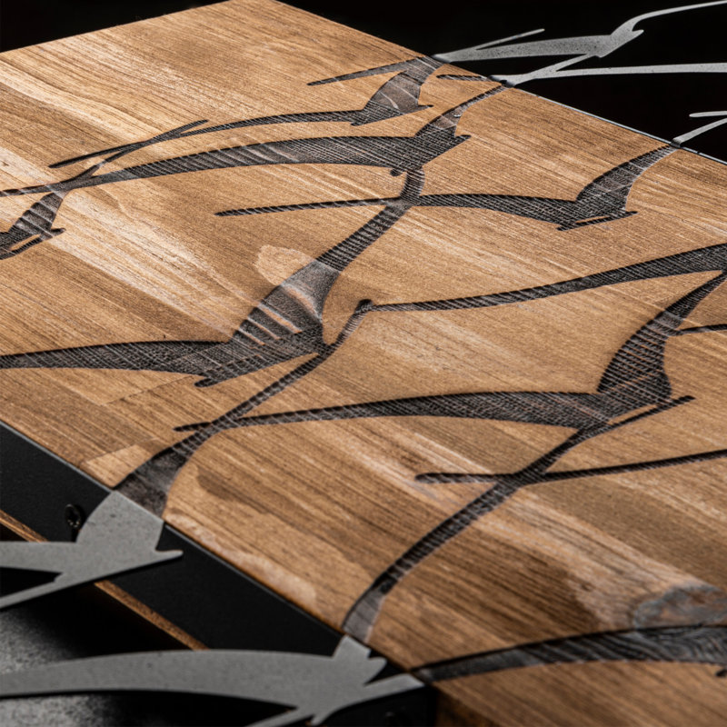Décoration murale en bois