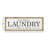 Metal Laundry Sign White Wall Decor