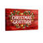 «Christmas Christmas Gratitude Wreath», ensemble de 3 impressions sur toile-142152828