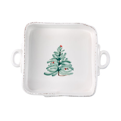 VIETRI Lastra Square Stoneware Baker Bakeware