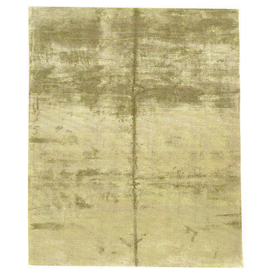 Tapis ivoire et ivoire noué à la main de haute qualité