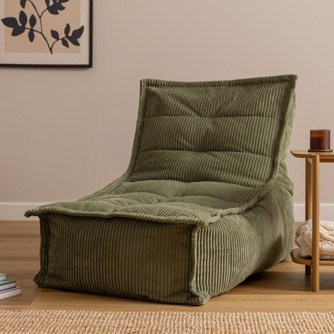 Dolce Corduroy Lounger Bean Bag