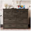 Armoire lit double escamotable Murphy avec station de charge, lit plateforme pliable multifonctionnel avec grand tiroir de rangement pour les chambres d'amis et les petites chambres-1525971569-1525971570