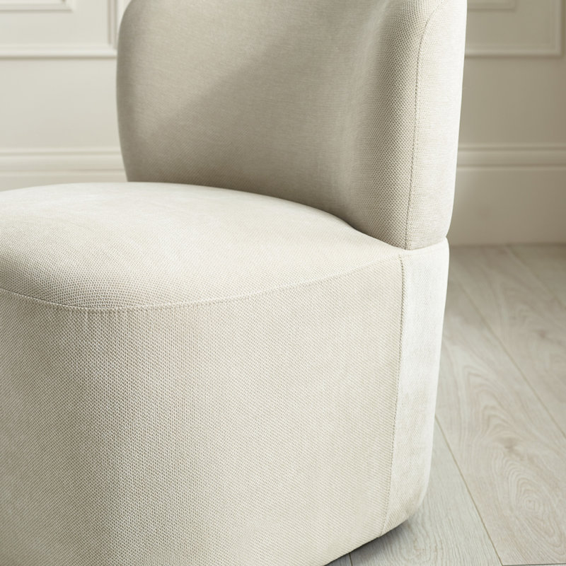 Upholstered Accent Chair, Beige