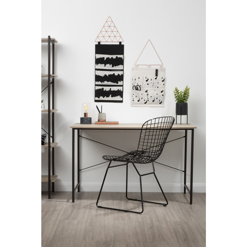 Octa Metal Base Writing Desk, Grey