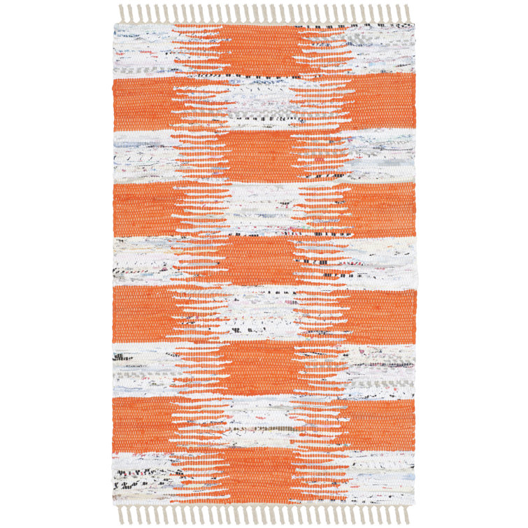 Opie Hand Woven Cotton Ikat Rug