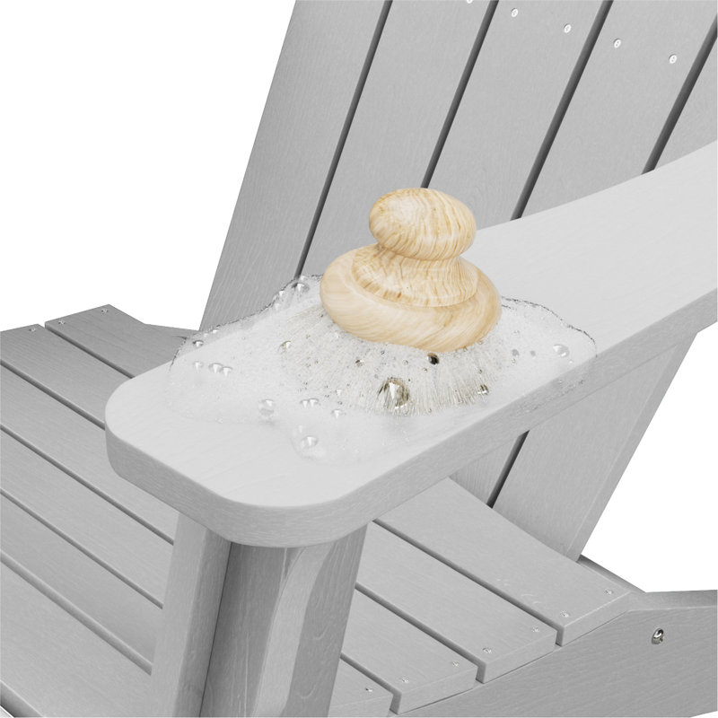 Chaise Adirondack Jadam, Gris