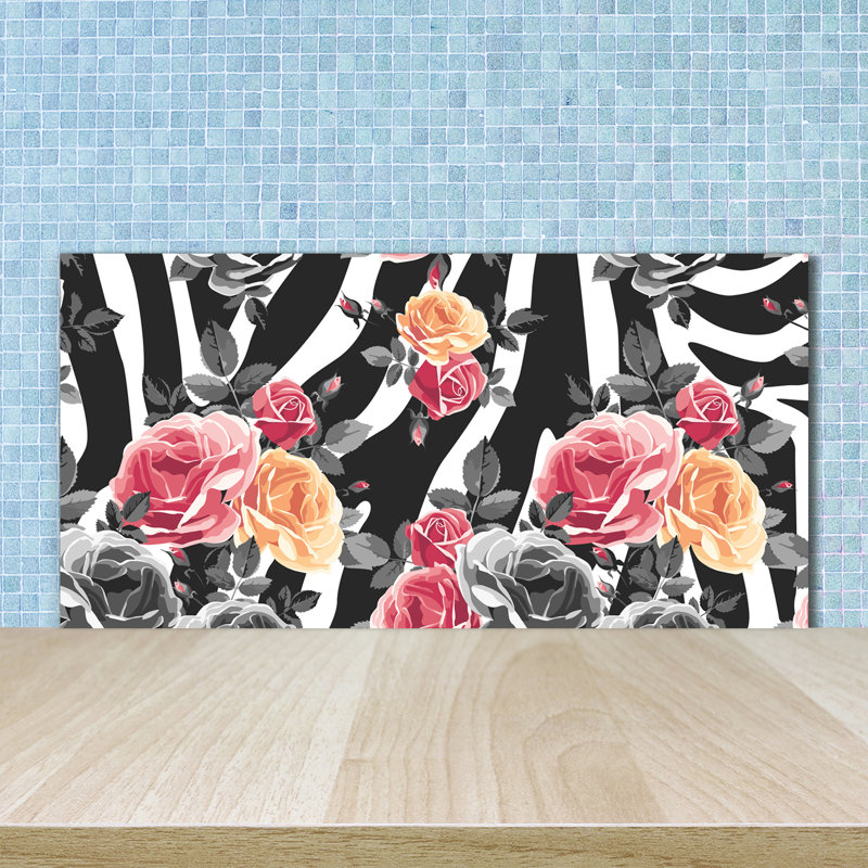Plimpton 50cm W x 100cm L Glass Peel and Stick Panel