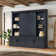 Multifunctional Entryway Cabinet With Sliding Rails, Tree-Shaped Design, Storage Unit