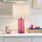 Glass Table Lamp Pink See Below