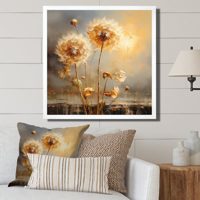 " White Dandelion Romantic Impression I "