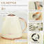 HOMCOM Kettle and Toaster Set 1.7L Jug Kettle 2 Slice Toaster-121643262