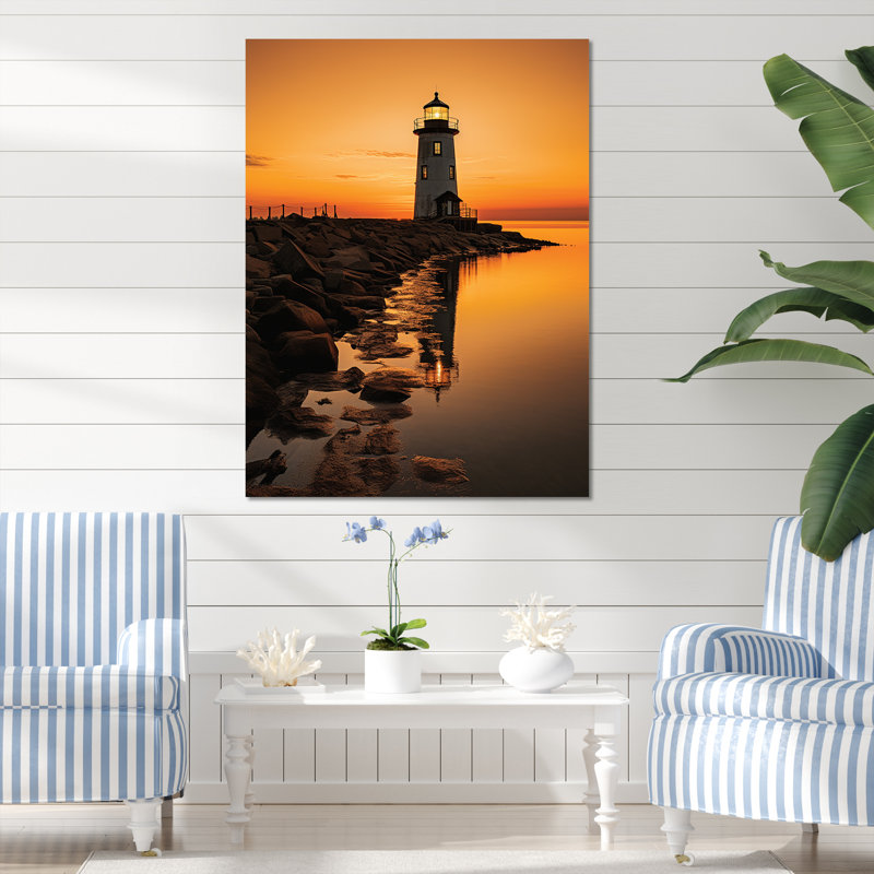 Port maritime «Solace I» sur toile, H 20 po x l 12 po x P 1 po, Toile tendue