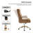 Leipzig 47" H Tufted Leather Executive Chair-1871752661