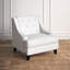 Fauteuil en polyester touffeté à largeur 36 po Asriel-1938369952