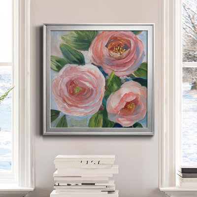 " Sweet Peach Bouquet " Painting Print