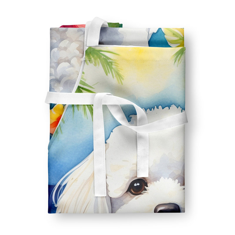 Tablier Bichon Frise Luau