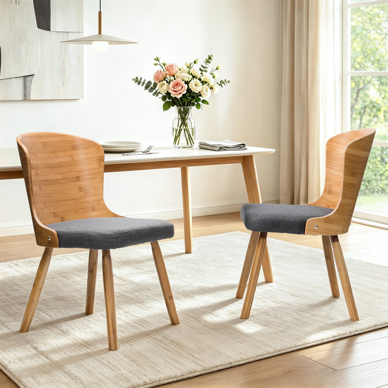 Chaise d'appoint rembourrée Orchard Hill, Gris