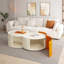 Table basse gigogne avec plateau coulissant extensible pour petits espaces Conception moderne et durable Aucun assemblage requis-330073604
