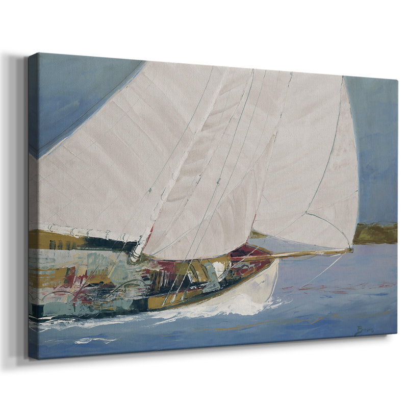LAC SAILING-Toile tendue avec châssis, H 32 po x l 48 po
